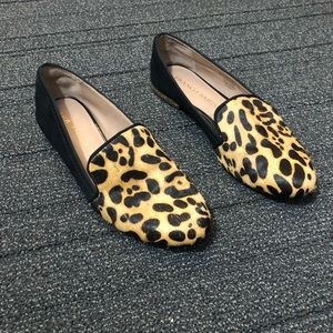 Franco Sarto Zahara Calf Hair Leopard Loafers